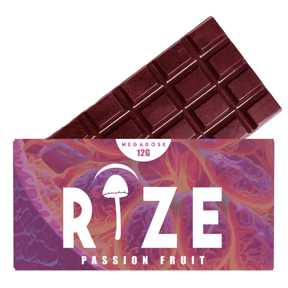 Passion Fruit Mushroom Chocolate Bar | Megasdose 12g Bar