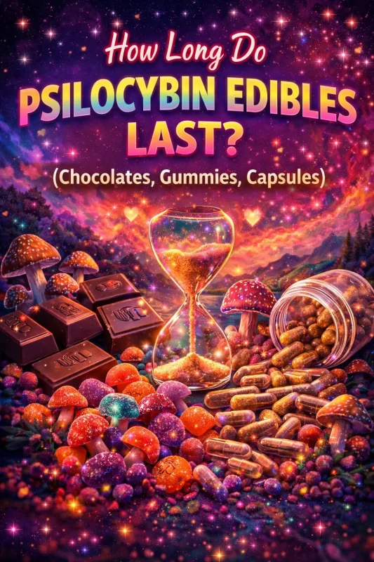 how long do psilocybin edibles last